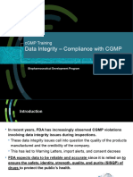 GMP Module - Data Integrity