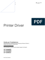 UP-X898MD UP-D898MD UP-D898DC Installazione Guide