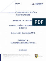 Manual MFC Consultoria Contratacion Directa Entidades Contratantes Signed Signed Signed