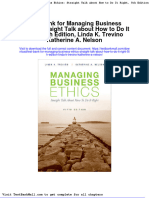 Test Bank For Managing Business Ethics Straight Talk About How To Do It Right 5th Edition Linda K Trevino Katherine A Nelson