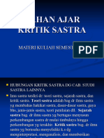 Bahan Ajar Kritik Sastra - 2