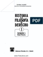 Fassò - 1982 - Historia de La Filosofía Del Derecho 1. Antigüedad y Edad Media