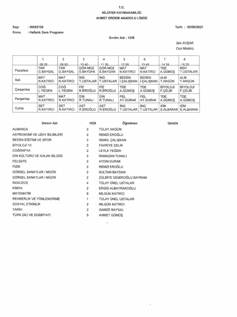10 B Program | PDF