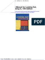 Solution Manual For Looking Out Looking in 15th Edition