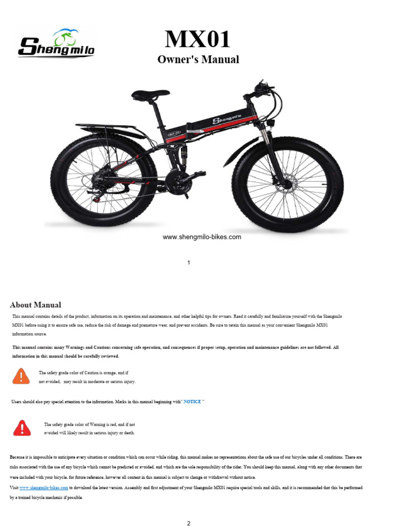 Shengmilo MX01 Manual V1.0 | PDF | Battery Charger | Manufactured
