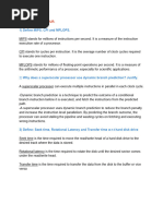 1) Define MIPS. CPI and MFLOPS.: Q.1 Attempt Any FOUR