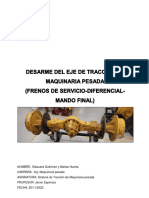 Procedimiento Desarme Armado de Diferencial