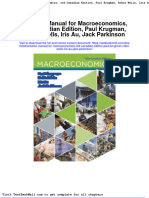 Solution Manual For Macroeconomics 3rd Canadian Edition Paul Krugman Robin Wells Iris Au Jack Parkinson
