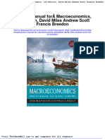 Solution Manual For Macroeconomics 3rd Edition David Miles Andrew Scott Francis Breedon