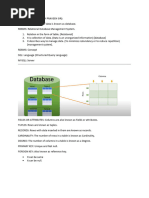 SQL Fundamentals