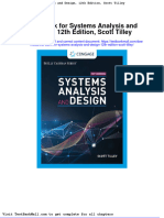 Test Bank For Systems Analysis and Design 12th Edition Scott Tilley