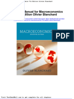 Solution Manual For Macroeconomics 7th Edition Olivier Blanchard