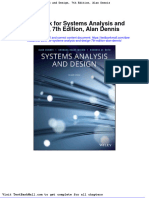 Test Bank For Systems Analysis and Design 7th Edition Alan Dennis
