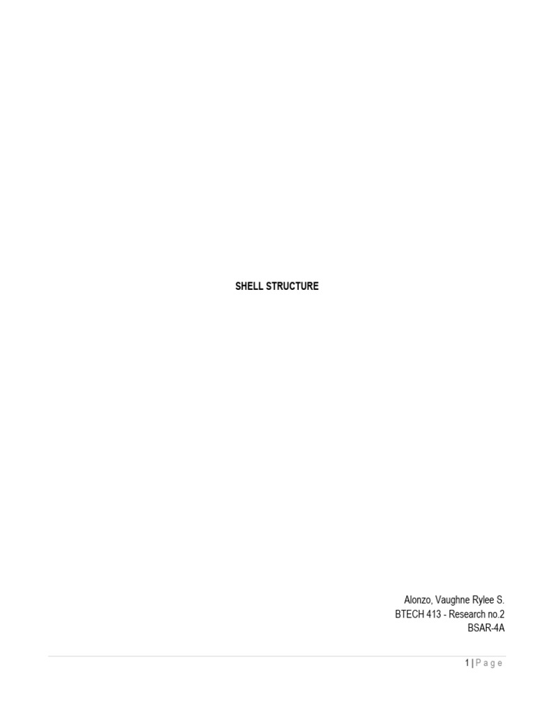 Architectural Shell Structures | PDF | Fiberglass | Vault (Architecture)