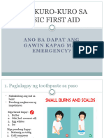 Mga Kuro-Kuro Sa Basic First Aid