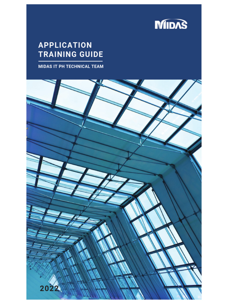 Midas Gen Training Manual 2022 PDF Beam (Structure) Building