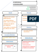 Les Nombres Relatifs Décimaux.