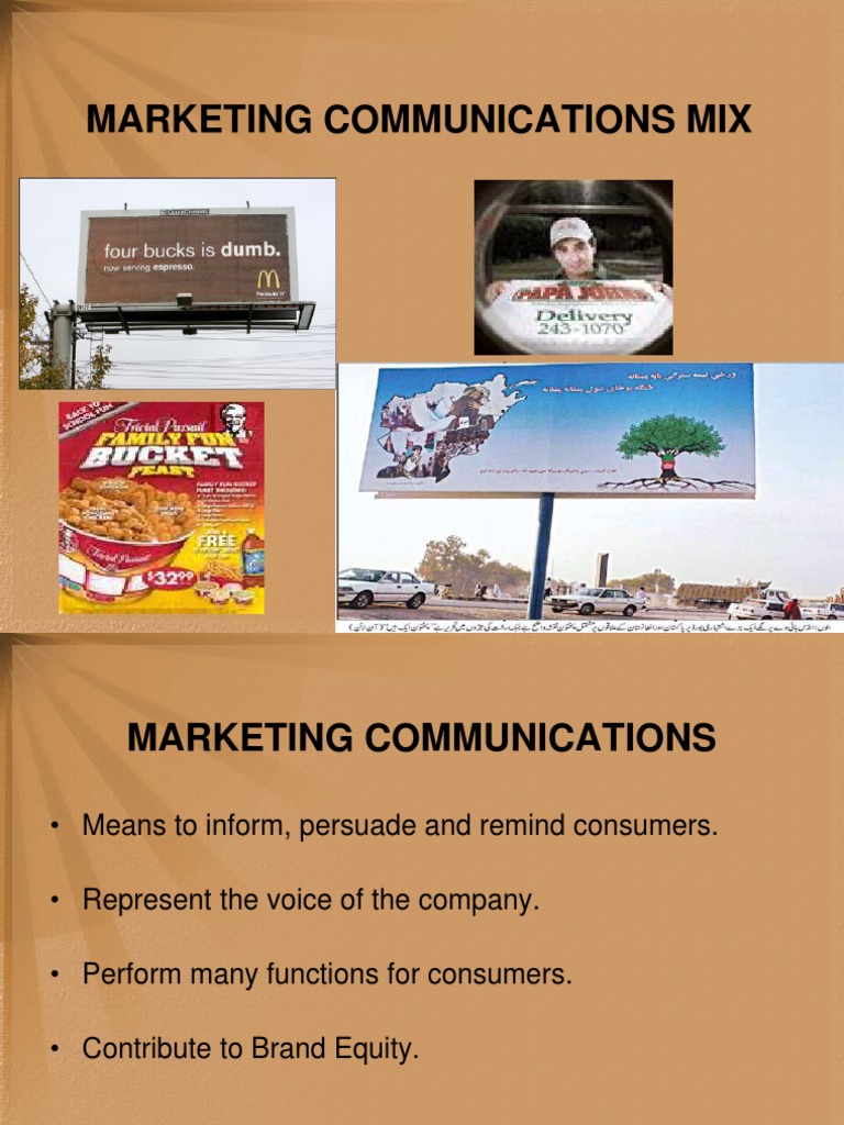 Marketing Communications Mix Overview | PDF
