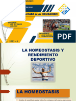 La Homeostasis y Rendimiento Deportivo