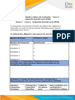 Anexo 7 - Tarea 5 - Evaluación Final Del Curso (POA)