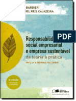 Resumo Responsabilidade Social Empresarial e Empresa Sustentavel Da Teoria A Pratica Jose Carlos Barbieri Jorge Emanuel Reis Cajazeira - Cleaned