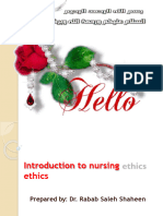 Introduction To Nursing Ethics