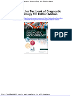 Test Bank For Textbook of Diagnostic Microbiology 6th Edition Mahon