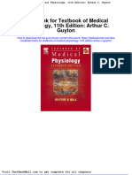 Test Bank For Textbook of Medical Physiology 11th Edition Arthur C Guyton