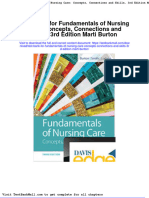 Test Bank For Fundamentals of Nursing Care Concepts Connections and Skills 3rd Edition Marti Burton