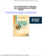 Test Bank For Fundamentals of Nursing Care Concepts Connections and Skills Burton