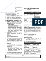 Memory Aid Criminal Law