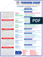 PG Academic Calendar ODD 2022-23
