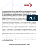 Nota Pública Ao CFM - Csao Prevent Senior