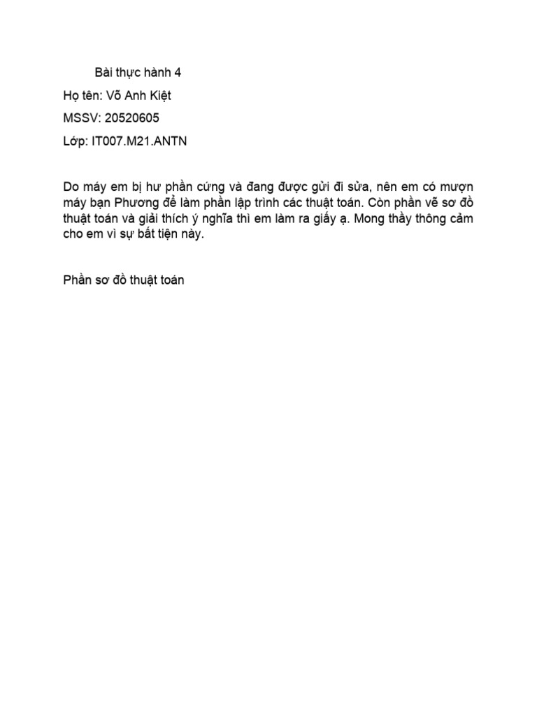 (IT007 M21 ANTN) (20520605) (Lab4) | PDF