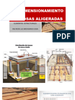 3.2 Predimensionamiento de Losas Alig