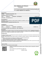 Técnico N° 1358/2019, Concede A Presente LICENÇA AMBIENTAL DE OPERAÇÃO À