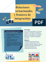 DIAPOSITIVA DE LEYES Relaciones Internacionales (Frontera de Integración)