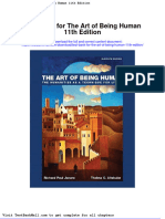 Test Bank For The Art of Being Human 11th Edition