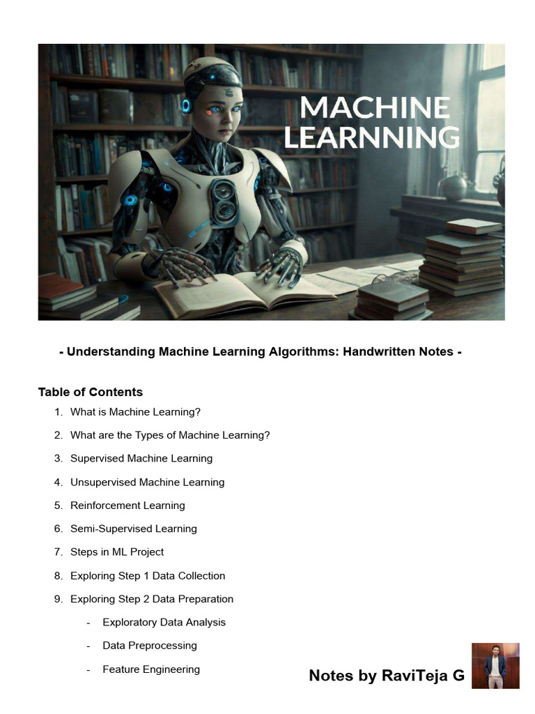 Understanding Machine Learning Algorithms - in Depth | Download Free ...