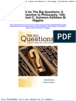 Test Bank For The Big Questions A Short Introduction To Philosophy 10th Edition Robert C Solomon Kathleen M Higgins