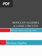 Chapter 3 Boolean Algebra and Logic Circuits