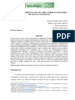 Avaliação Ambiental de Uma Área Verde No Município de Manaus-Amazonas