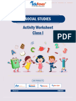 Class 1 Social Science Activity Worksheet 1