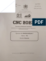 CNC 2023 Math 1 Tsi