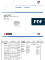 Primer Año - Planificacion de Experiencias - 4° Bimestre