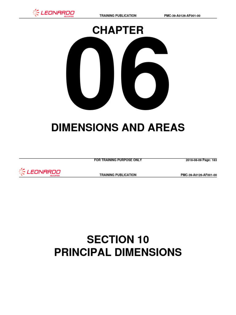 AW139 Principal Dimensions Overview | PDF | Vehicles | Manufactured Goods