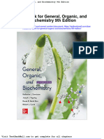 Test Bank For General Organic and Biochemistry 9th Edition