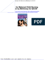 Test Bank For Maternal Child Nursing 5th Edition by Mckinney For 29 99
