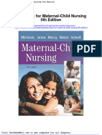 Test Bank For Maternal Child Nursing 5th Edition