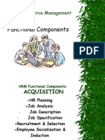Functional Components: Human Resource Management